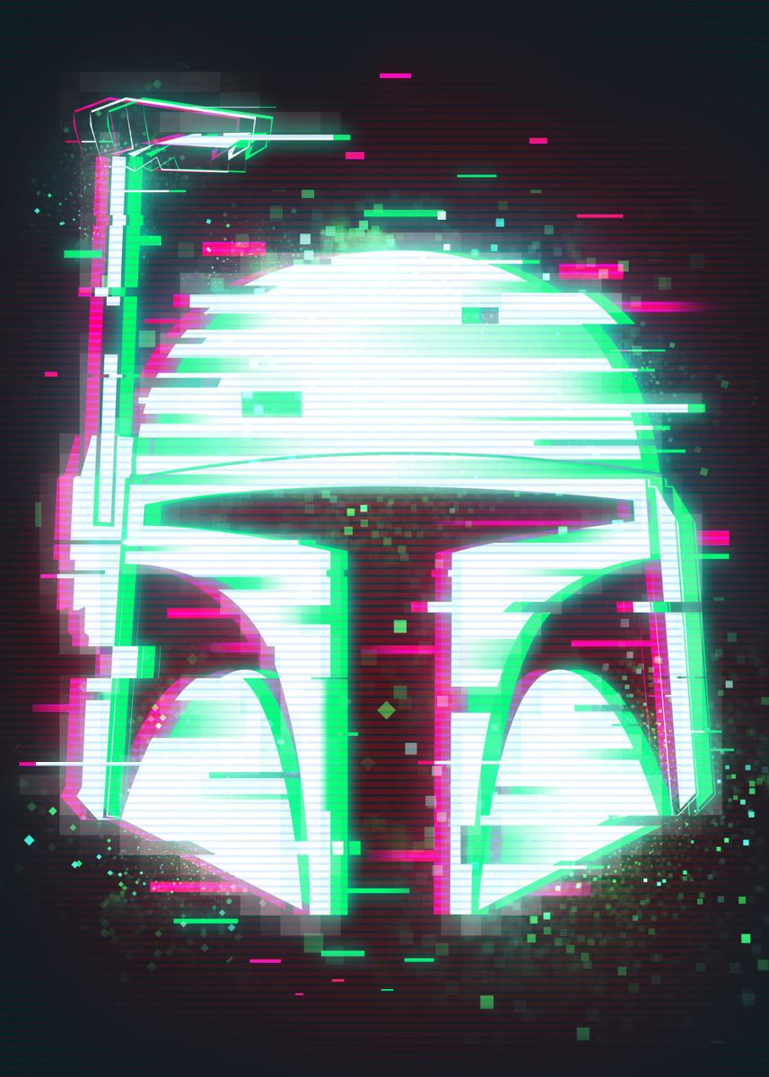 Smudged Stormtrooper Star Wars Poster