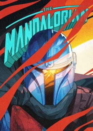 The Mandalorian Reflection Star Wars Poster