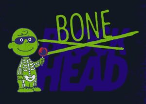 Bone Head Peanuts Poster