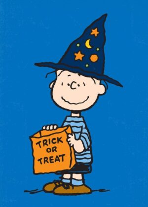 Charlie Wizard Halloween Peanuts Poster