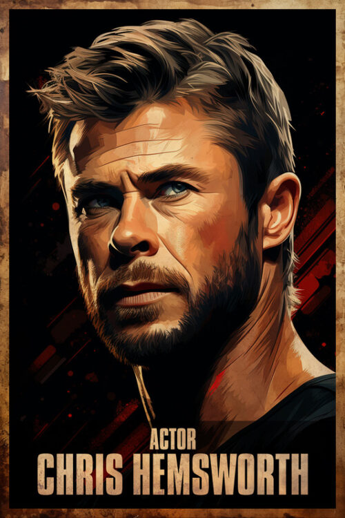 Chris Hemsworth Acting Poster