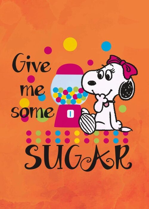 Give Me Some Sugar Orange Peanuts Poster