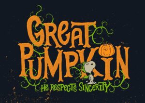 Great Pumpkin Snoopy Peanuts Poster