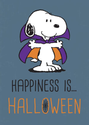 Happiness Is Halloween Peanuts Poster