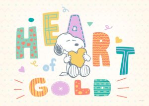 Heart Of Gold Peanuts Poster