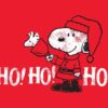 Ho Ho Ho Snoopy Stamp Peanuts Poster