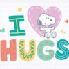 I Love Hugs Peanuts Poster