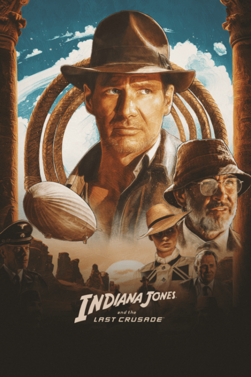 Indiana Jones And The Last Crusade 1989 Movie Poster