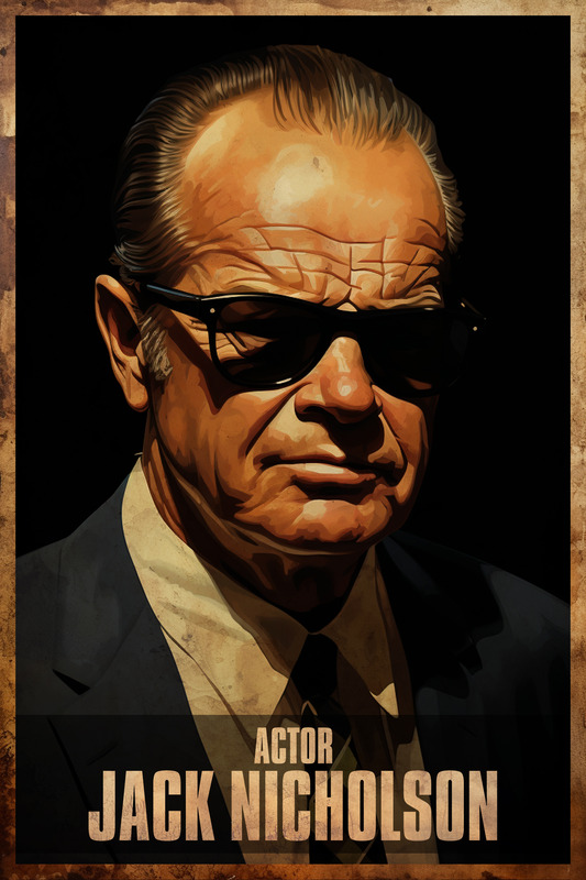 Jack Nicholson Acting Poster