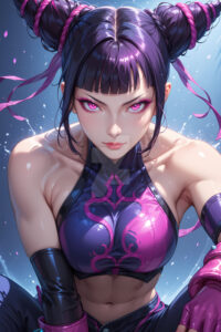 Juri Han Street Fighter Poster