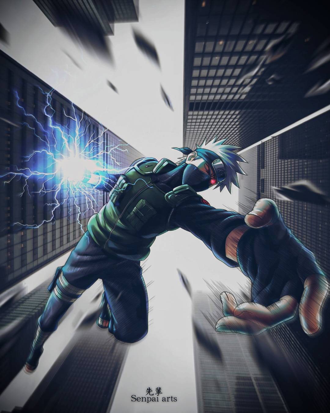 Kakashi Chidori Poster