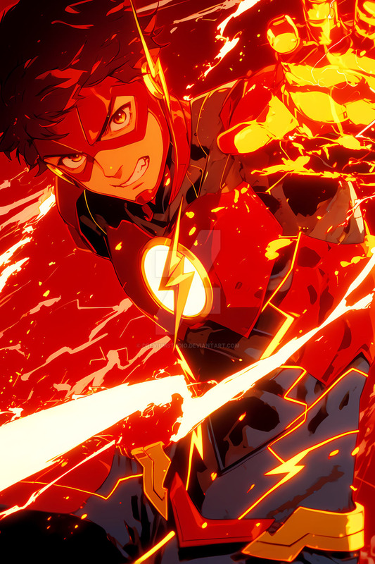 Kid Flash Wally West Poster