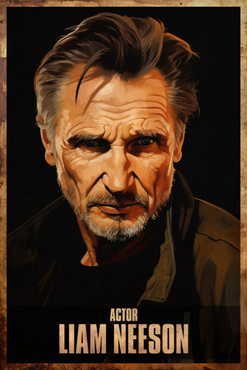 Liam Neeson Acting Poster