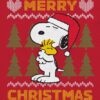 Merry Christmas Sweater Peanuts Poster