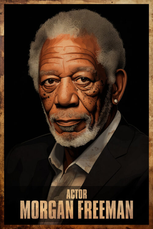 Morgan Freeman Acting Poster