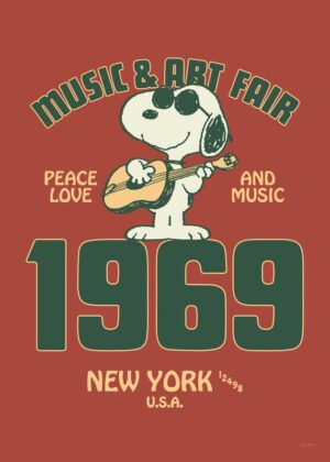 Music And Art Fair Peanuts Poster