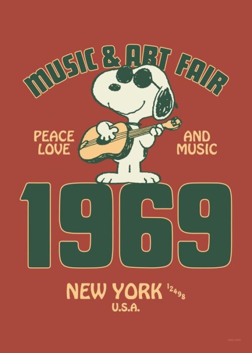 Music And Art Fair Peanuts Poster