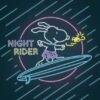 Night Rider Peanuts Poster