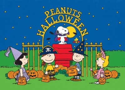 Peanuts halloween peanuts poster