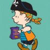 Pig Pen Pirate Halloween Peanuts Poster