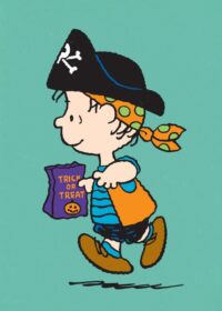 Pig Pen Pirate Halloween Peanuts Poster