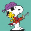 Pirate Snoopy Peanuts Poster