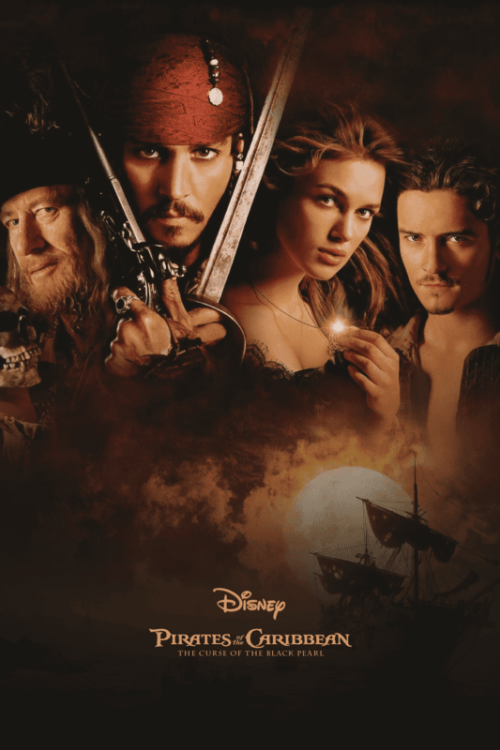 Pirates Of The Caribbean The Curse Of The Black Pearl 2003 Movie Poster