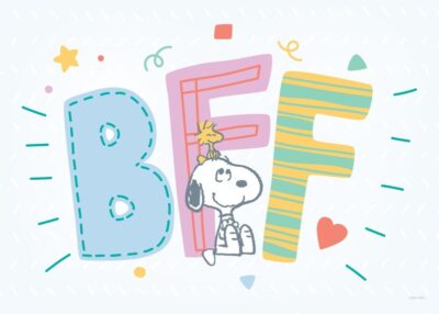 Playtime bff peanuts poster