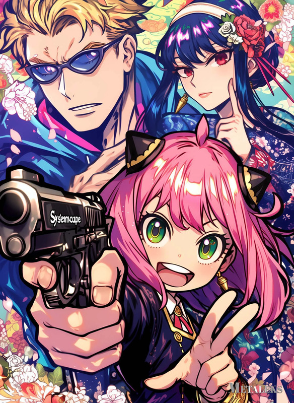 SPY X FAMILY Anya Family Portrait Anime & manga Poster