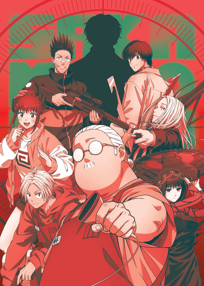 Sakamoto Team Anime & Manga Poster