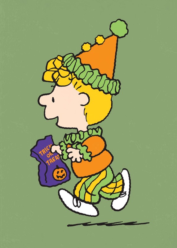 Sally Halloween Costume Peanuts Poster