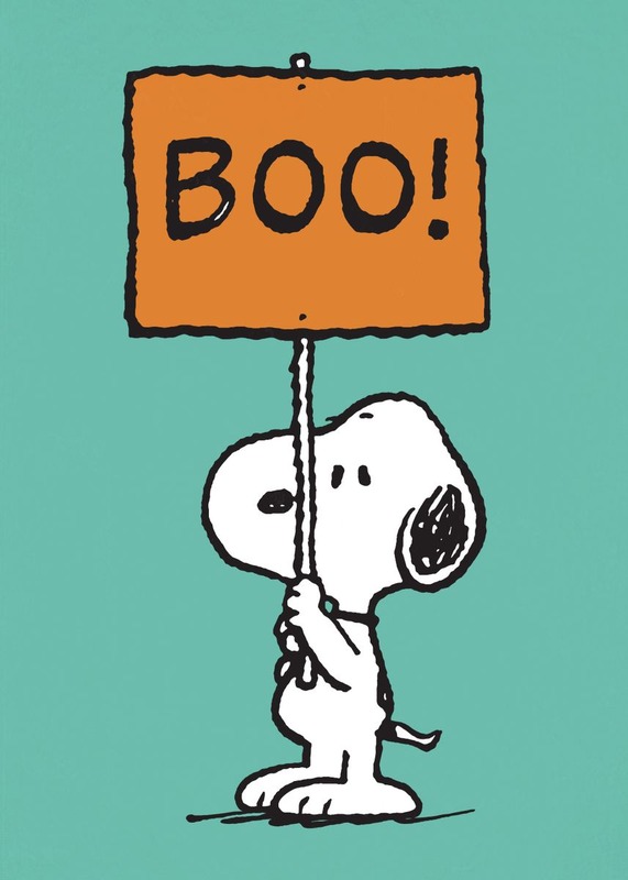 Snoopy Boo Peanuts Poster