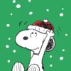 Snoopy Red Hat Peanuts Poster