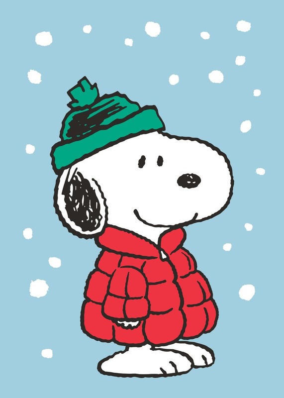 Snoopy Red Puffer Peanuts Poster