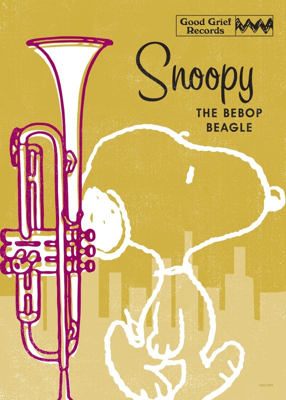 Snoopy The Bebop Beagle Peanuts Poster