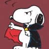 Snoopy Vampire Peanuts Poster