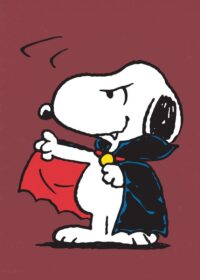 Snoopy Vampire Peanuts Poster