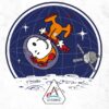 Snoopy Zero Gravity Peanuts Poster