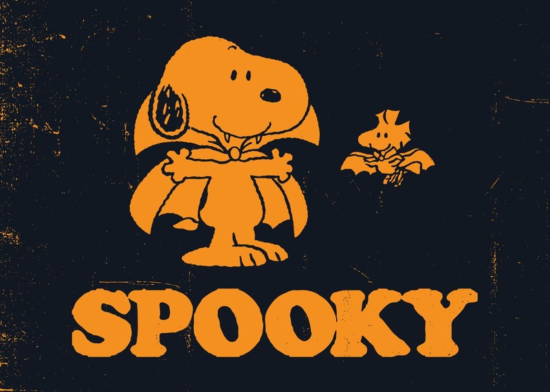 Spooky Snoopy Peanuts Poster