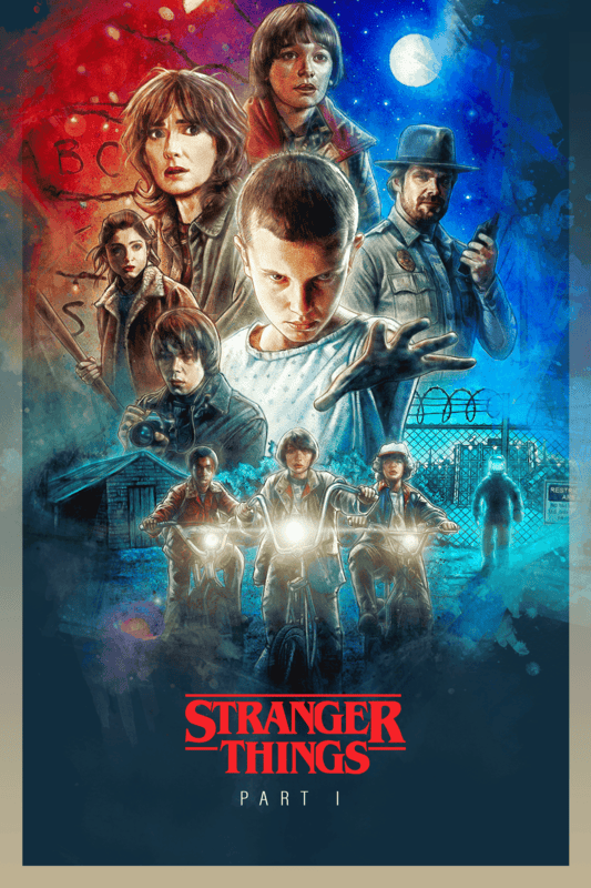 Stranger Things 2016 Season 1 Movie Poster