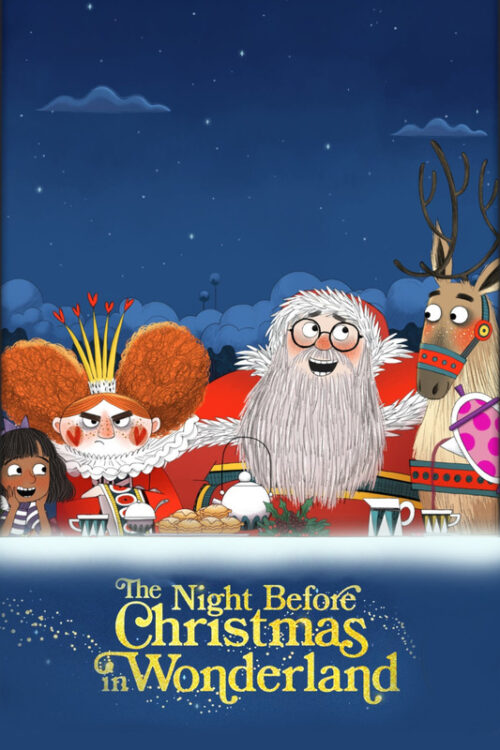 The Night Before Christmas In Wonderland 2024 Cartoon Poster