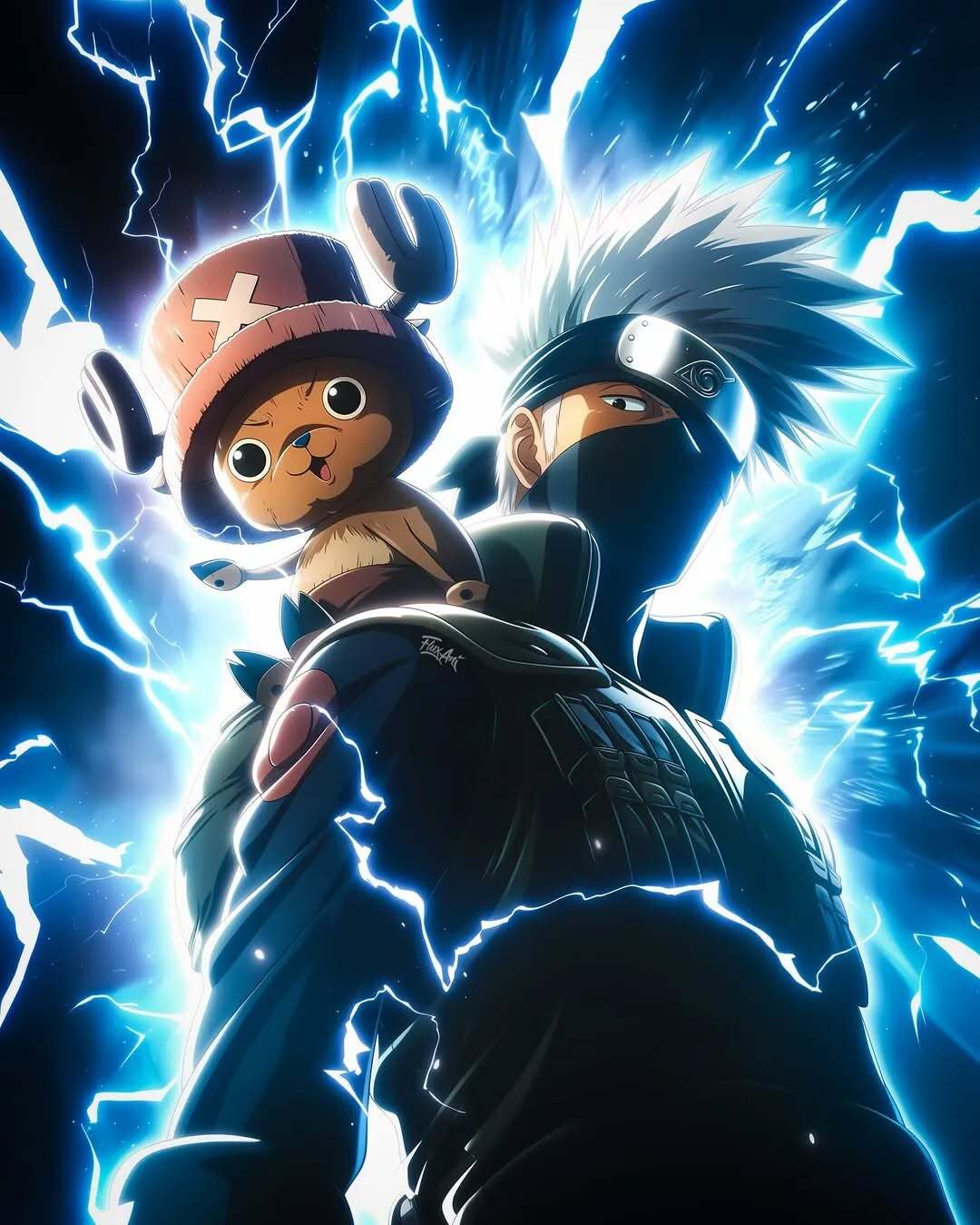 Tony Tony Chopper And Kakashi Anime & Manga Poster