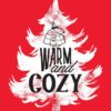 Warm Cozy Christmas Tree Peanuts Poster