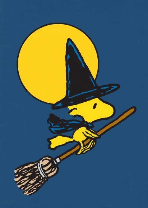 Woodstock Witch Peanuts Poster