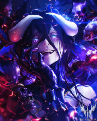 Yandere Albedo Overlord Poster