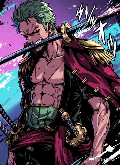 Zoro Power Anime & manga Poster