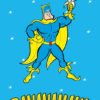 Bananaman 1983 Cartoon Poster