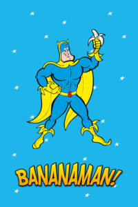 Bananaman 1983 Cartoon Poster