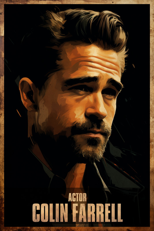 Colin Farrell Acting Poster