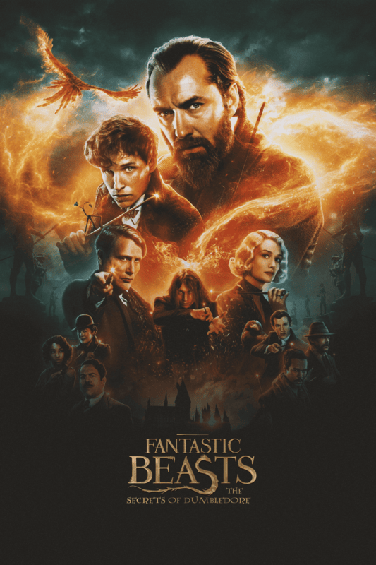 Fantastic Beasts The Secrets Of Dumbledore 2022 Movie Poster